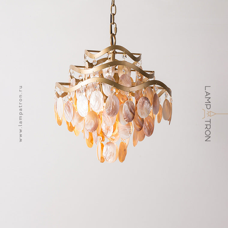 ISABEL PEARL Chandelier by Lampadom - scale reference