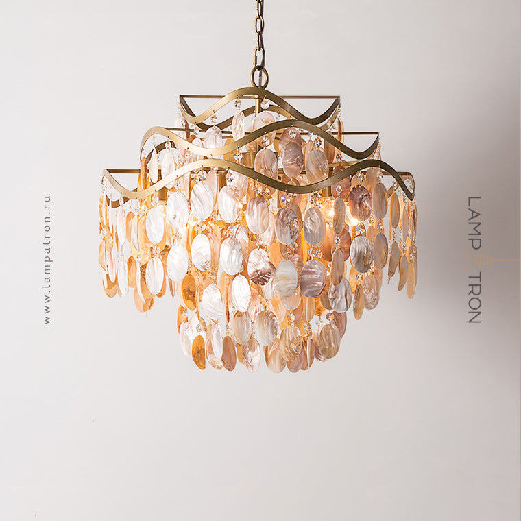 ISABEL PEARL Chandelier by Lampadom - ambient shot