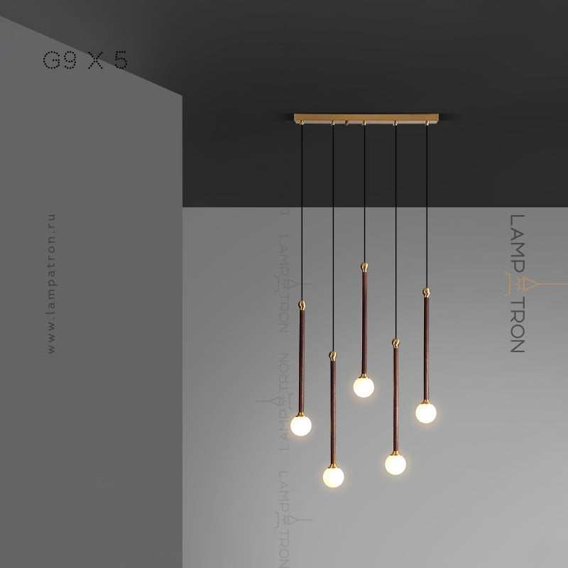BAST MORE Cascade Light by Lampadom - side view