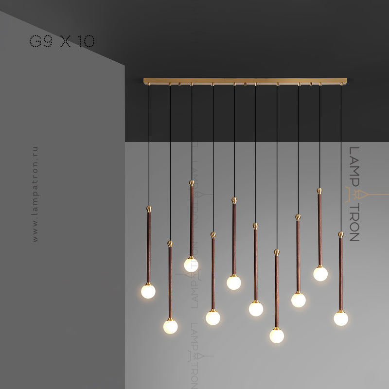 BAST MORE Cascade Light by Lampadom - angle view