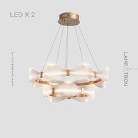 BERTINA Ring Chandelier