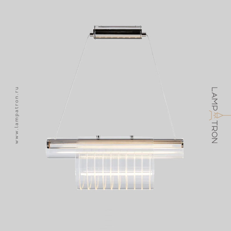 BIELLA Linear Chandelier by Lampadom - top view