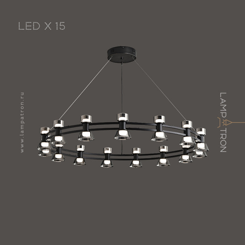 BLASIUS Ring Chandelier by Lampadom - detail view