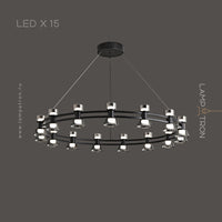 BLASIUS Ring Chandelier by Lampadom - detail view