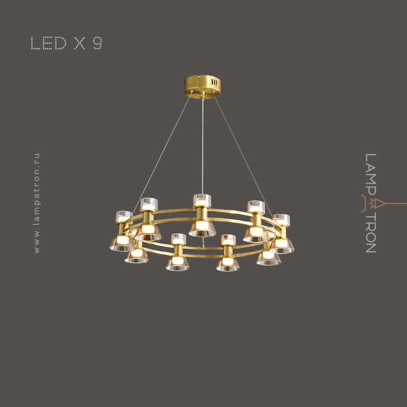 BLASIUS Ring Chandelier by Lampadom - ambient shot