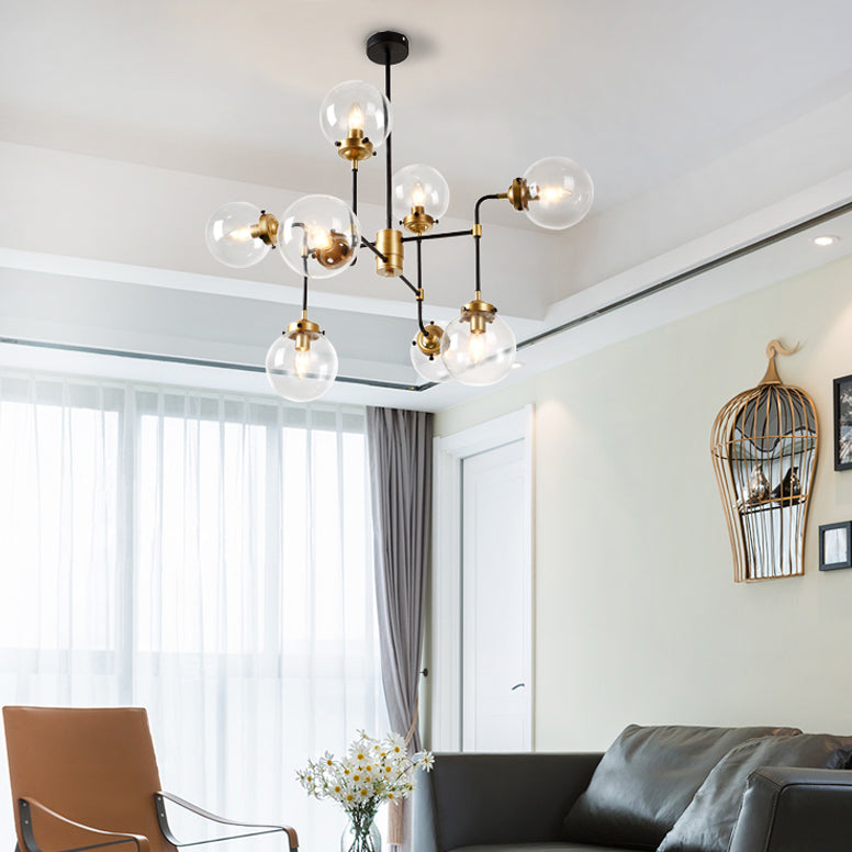 LATTICE Chandelier by Lampadom - scale reference