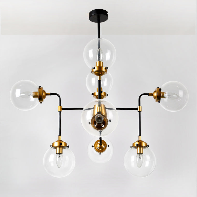 LATTICE Chandelier by Lampadom - side view