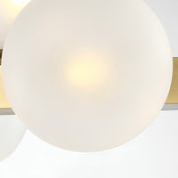 BRANCH Linear Chandelier by Lampadom - close-up