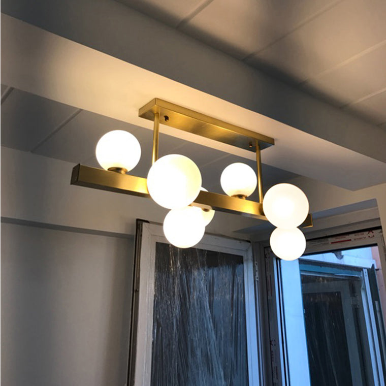 BRANCH Linear Chandelier by Lampadom - angle view