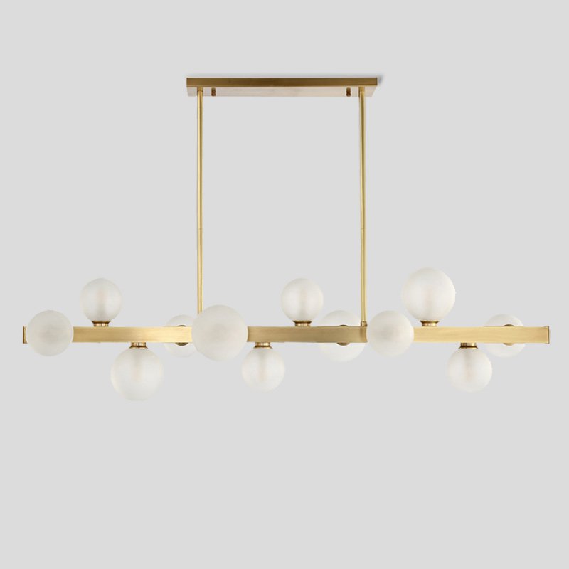 BRANCH Linear Chandelier by Lampadom - scale reference
