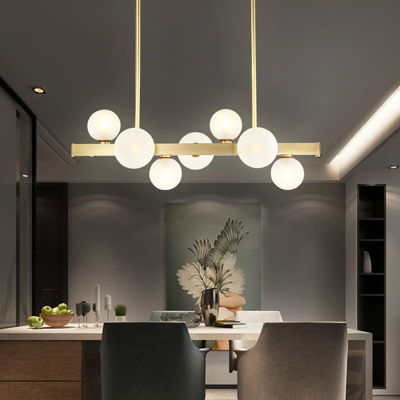 BRANCH Linear Chandelier by Lampadom - scale reference