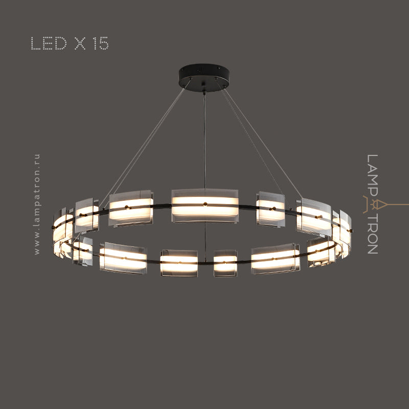 BRIAND Ring Chandelier by Lampadom - ambient shot