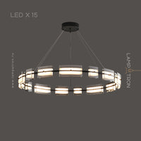 BRIAND Ring Chandelier by Lampadom - ambient shot