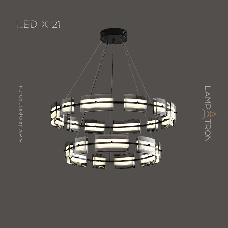 BRIAND Ring Chandelier by Lampadom - angle view