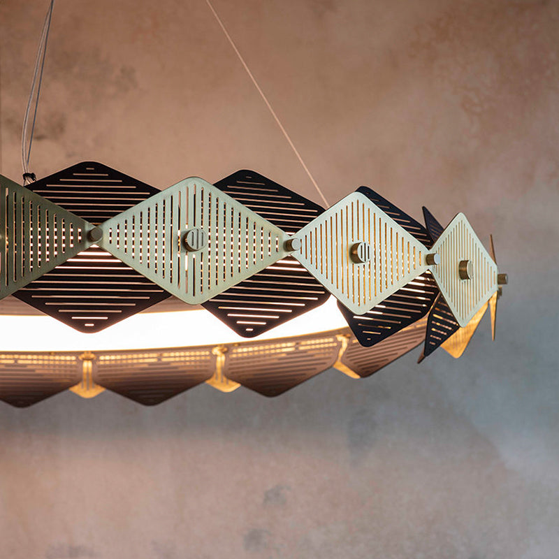 BRILL Ring Chandelier by Lampadom - scale reference