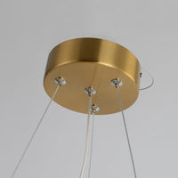 BRILL Ring Chandelier by Lampadom - angle view