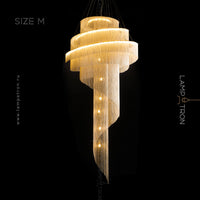 CONCORDIA GOLD Chandelier by Lampadom - ambient shot