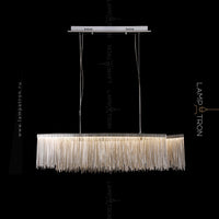 CONCORDIA Linear Chandelier by Lampadom - angle view