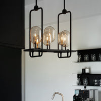 CANDLE 2 Linear Chandelier by Lampadom - scale reference