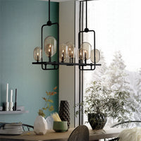CANDLE 2 Linear Chandelier by Lampadom - scale reference