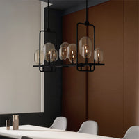 CANDLE 2 Linear Chandelier by Lampadom - top view