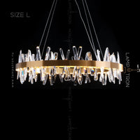 CAROLA CROSS Ring Chandelier by Lampadom - detail view