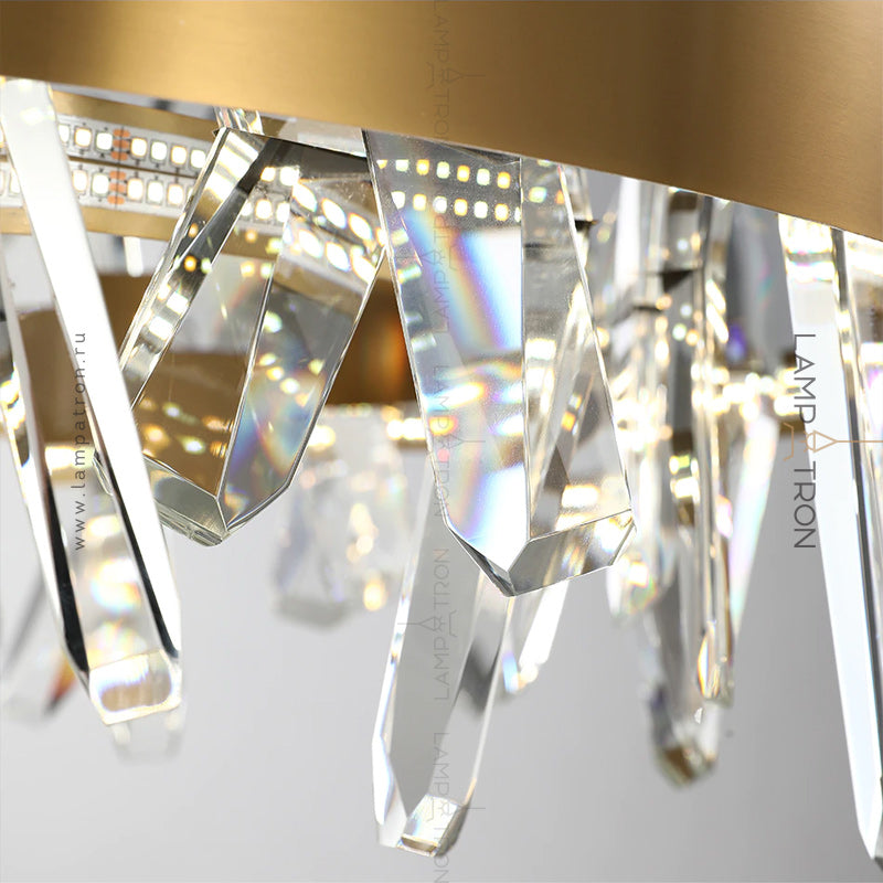 CAROLA CROSS Ring Chandelier by Lampadom - close-up