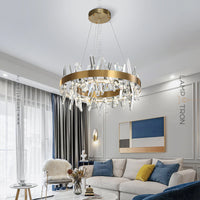 CAROLA CROSS Ring Chandelier by Lampadom - ambient shot