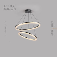 CELLA Ring Chandelier by Lampadom - close-up