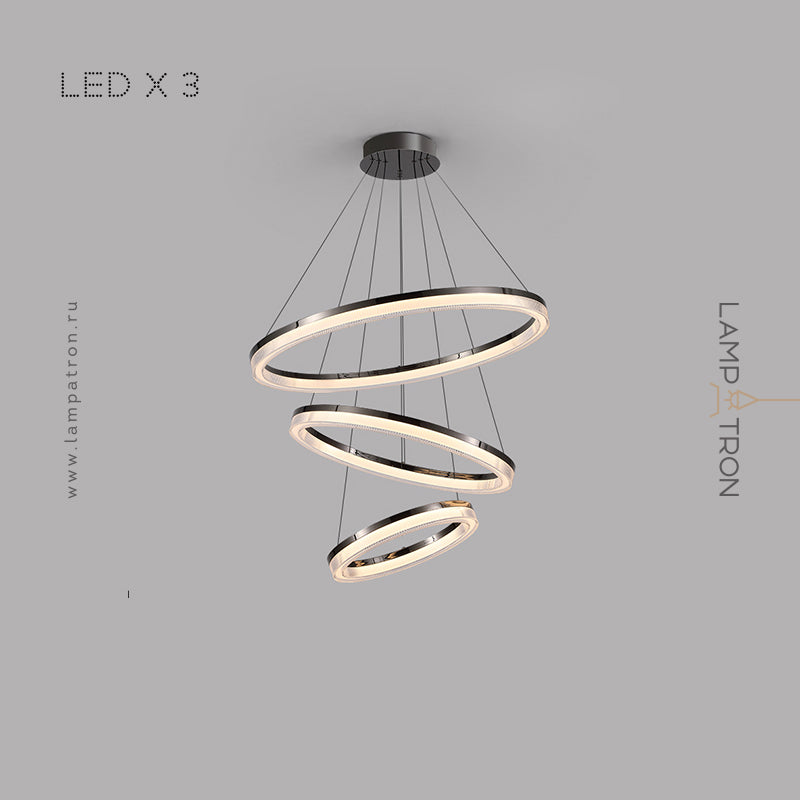CELLA Ring Chandelier by Lampadom - detail view