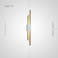 CHORD Wall Light by Lampadom - top view