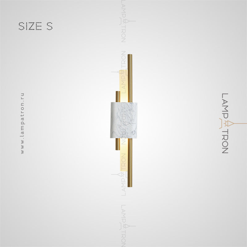 CHORD Wall Light by Lampadom - scale reference
