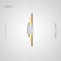 CHORD Wall Light by Lampadom - scale reference