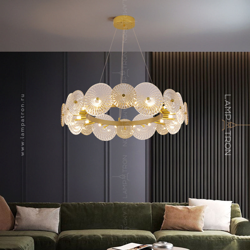CLARA Ring Chandelier by Lampadom - top view