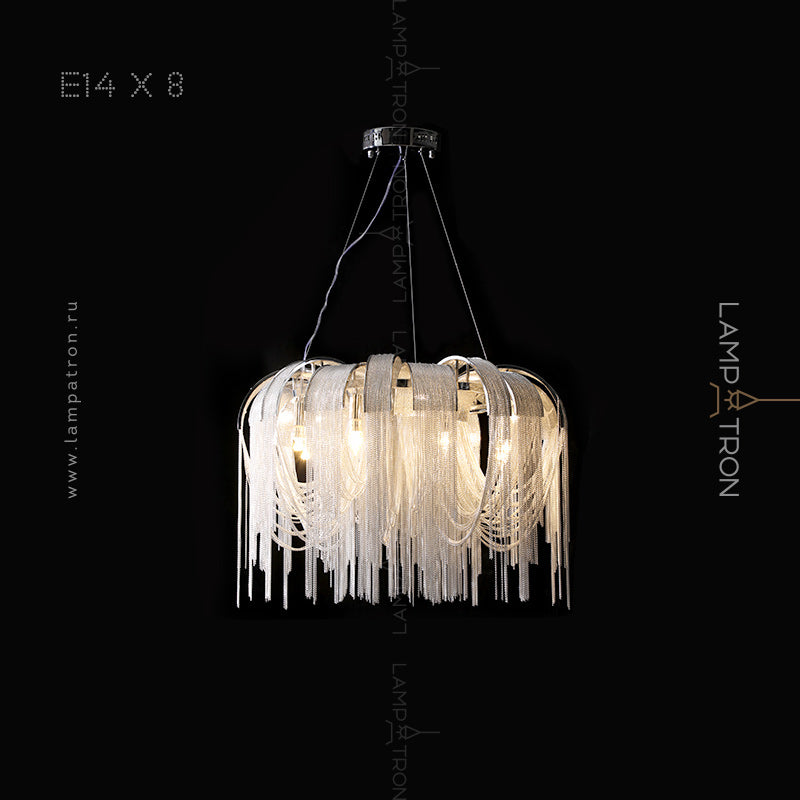 CONCORDIA Ring Chandelier by Lampadom - angle view
