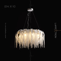 CONCORDIA Ring Chandelier by Lampadom - side view