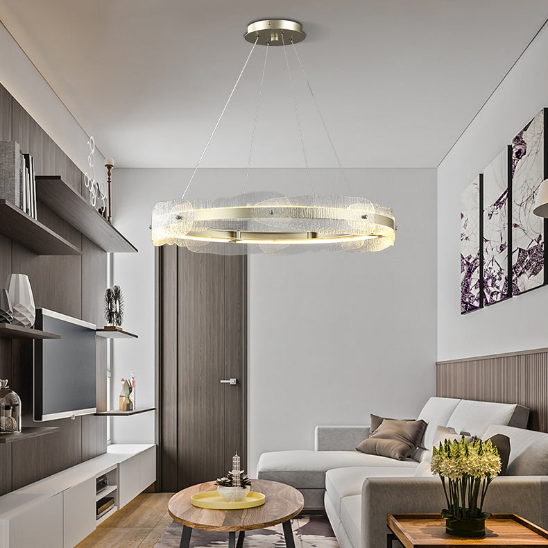 GRADIENT Ring Chandelier by Lampadom - close-up