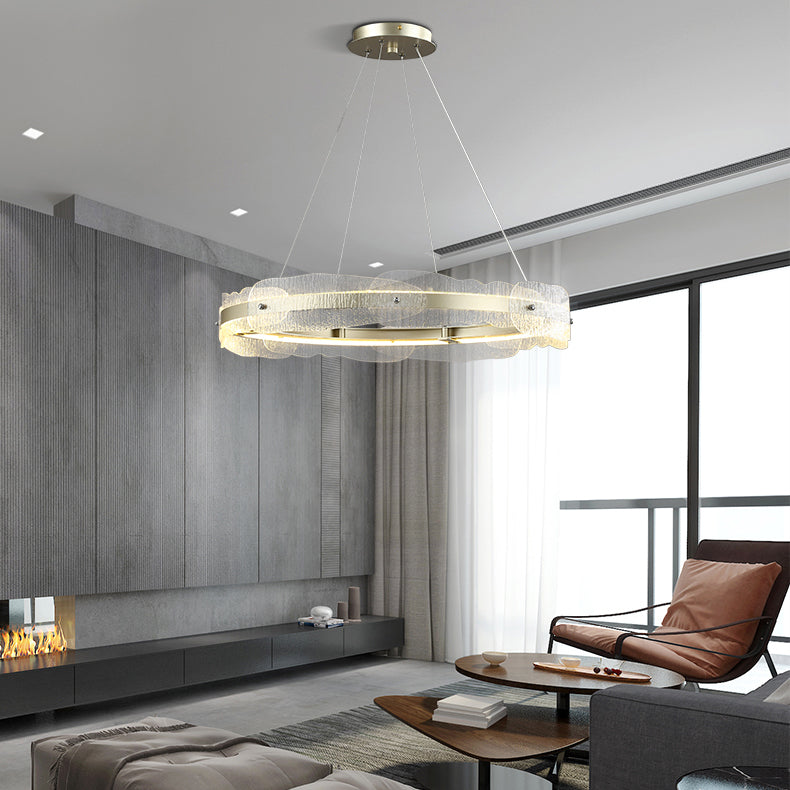 GRADIENT Ring Chandelier by Lampadom - top view