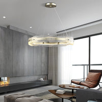 GRADIENT Ring Chandelier by Lampadom - top view