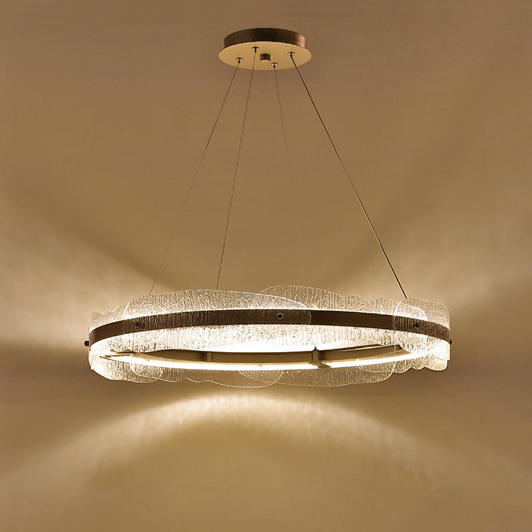 GRADIENT Ring Chandelier by Lampadom - angle view