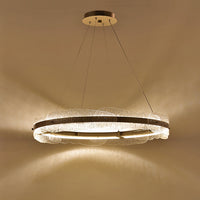 GRADIENT Ring Chandelier by Lampadom - angle view
