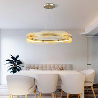 GRADIENT Ring Chandelier by Lampadom - angle view