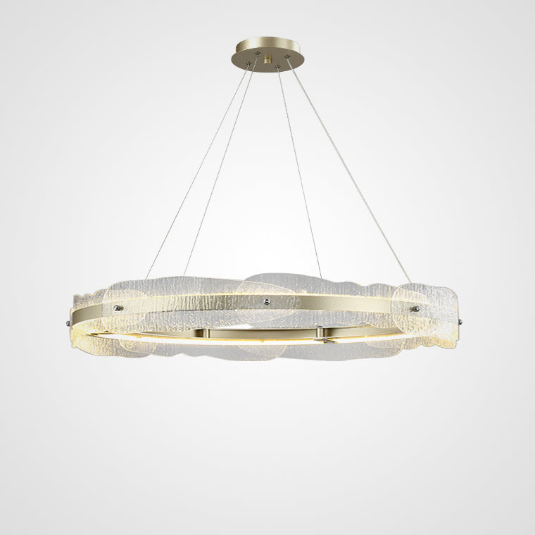 GRADIENT Ring Chandelier by Lampadom - close-up