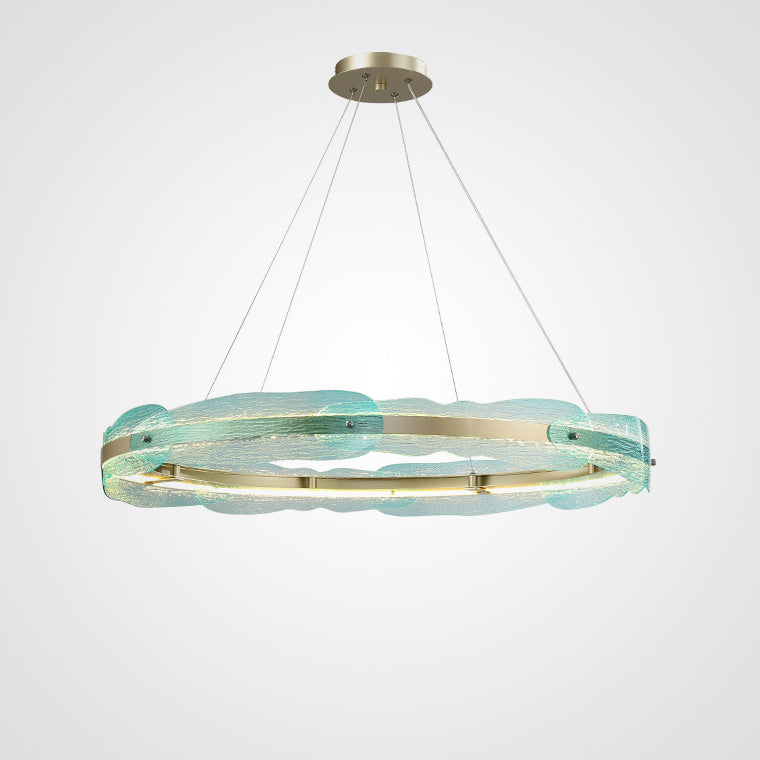 GRADIENT Ring Chandelier by Lampadom - side view