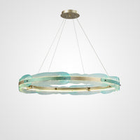 GRADIENT Ring Chandelier by Lampadom - side view