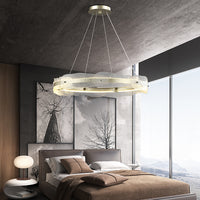 GRADIENT Ring Chandelier by Lampadom - ambient shot