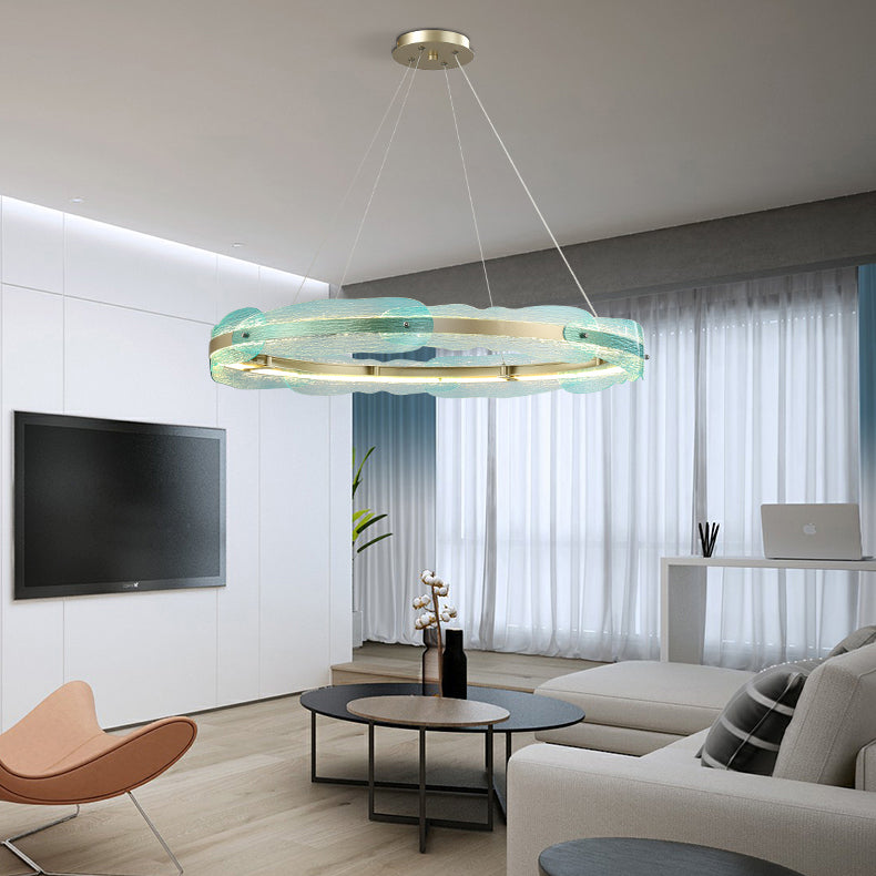 GRADIENT Ring Chandelier by Lampadom - side view