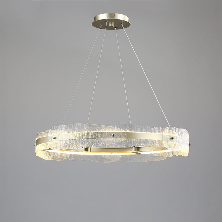 GRADIENT Ring Chandelier by Lampadom - top view