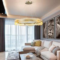 GRADIENT Ring Chandelier by Lampadom - detail view