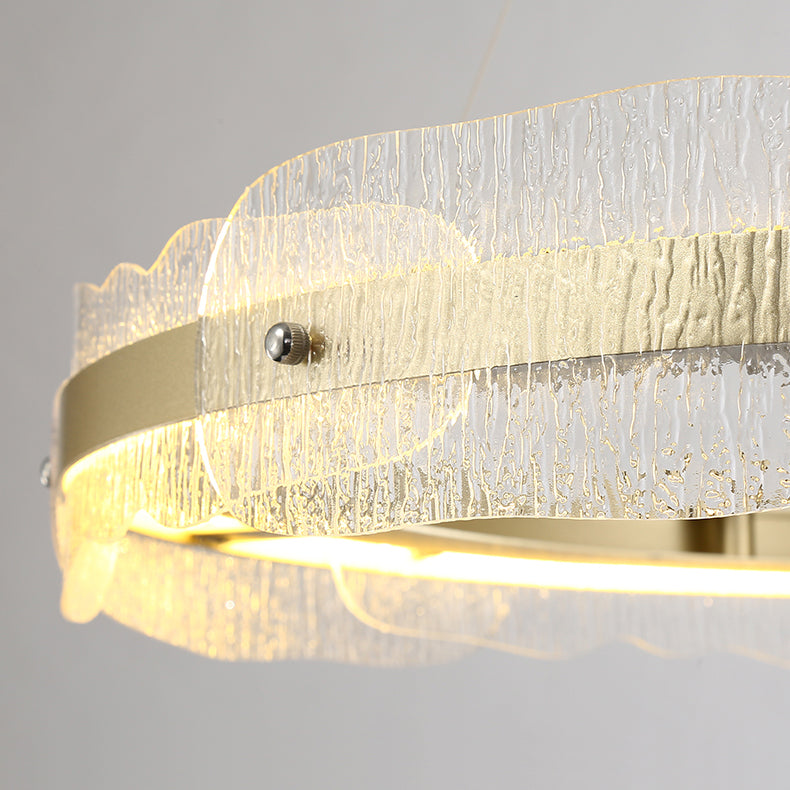 GRADIENT Ring Chandelier by Lampadom - close-up